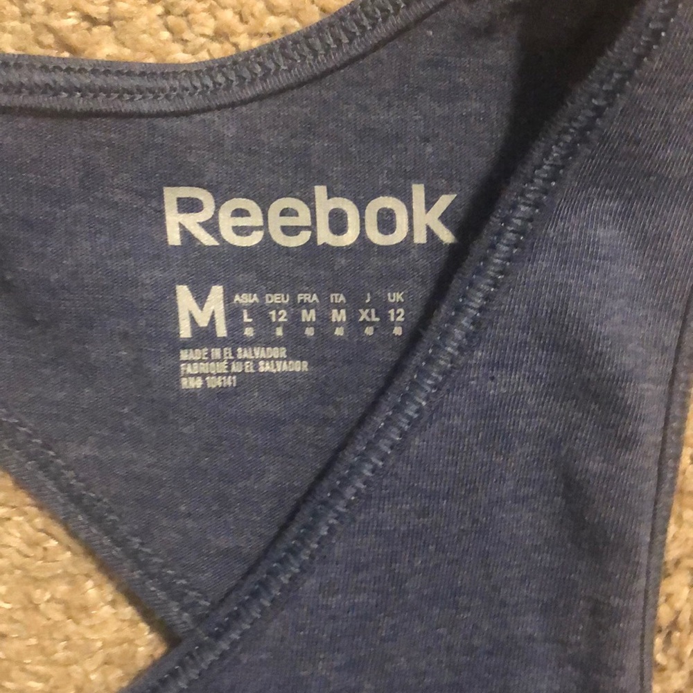 Blue Reebok Tank Top - Picture 2 of 3